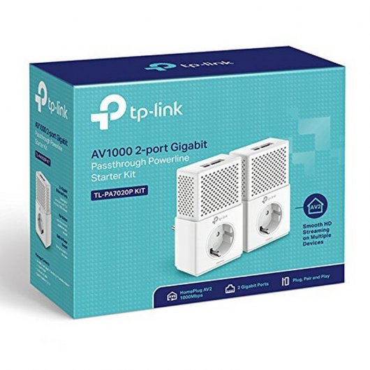 TP-LINK TL-PA7020P V2 Powerline 1000Mbps AC/P