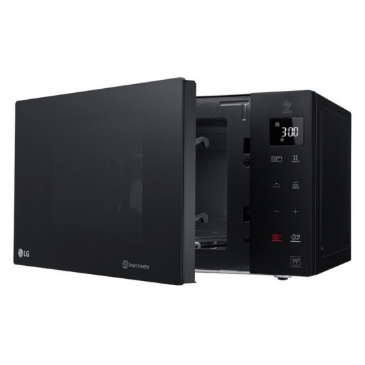 LG MH6535GDS Microondas con Grill Negro Smart Inverter 1000W 25L