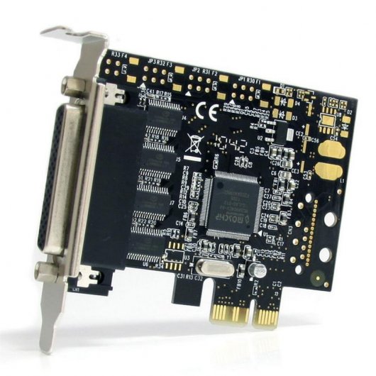 Startech Tarjeta Adaptadora PCI Express PCIe 4 Puertos Serie con Cable Multiconector RS232 Serial