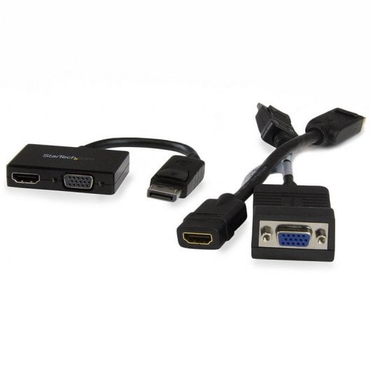 Startech Adaptador DisplayPort a HDMI o VGA hasta 1920x1200 o 1080p