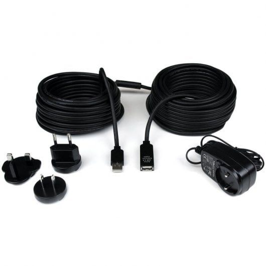 Startech Cable USB-A 2.0 Alta Velocidad Macho/Hembra 20m Negro