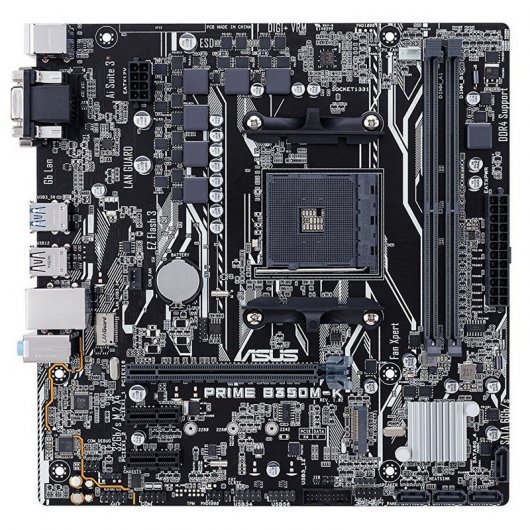 Asus PRIME B350M-K + AMD Ryzen 5 1400 3.2GHZ BOX