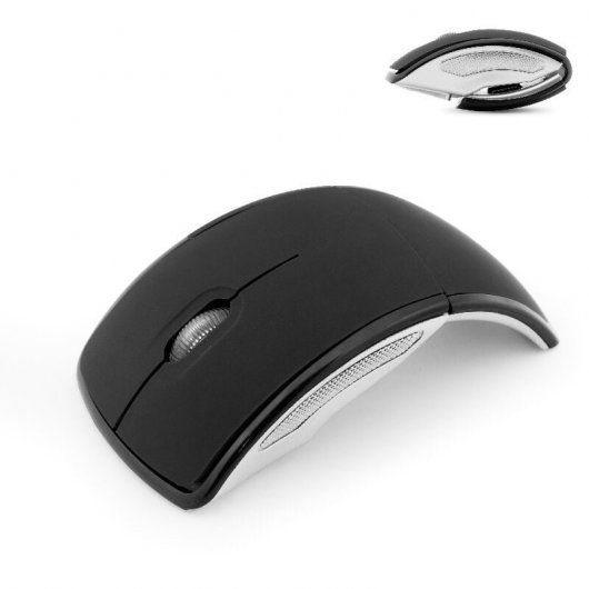 Unotec Ratón Plegable Inalámbrico Negro 1200 DPI | PcComponentes.com