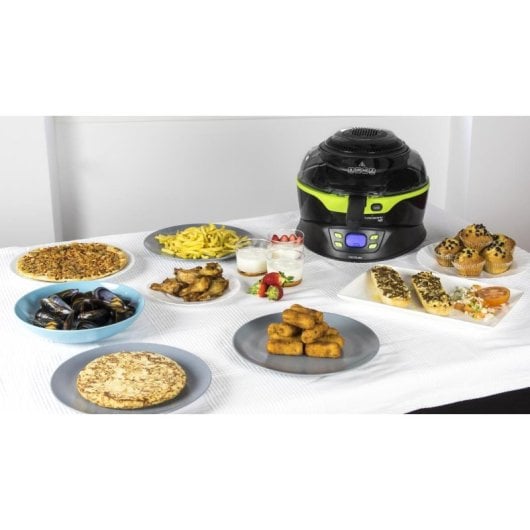 Friggitrice ad aria Cecotec Turbo Cecofry 4D 3L 1350W con 8 programmi e pala mescolatrice