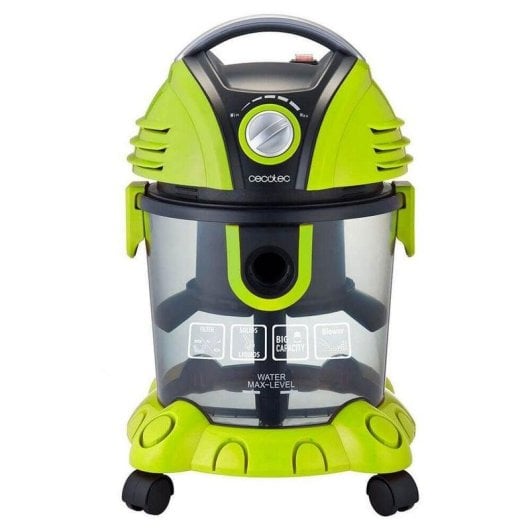 Aspirador Industrial Cecotec Wet & Dry 1400W 15L Sólidos e Líquidos Filtro HEPA