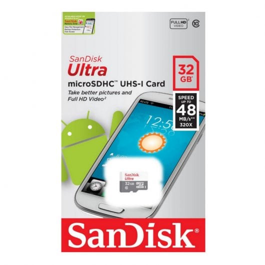 SanDisk Ultra MicroSDHC 32GB Clase 10 UHS-I