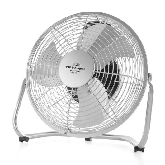 Ventilatore Industriale da Pavimento Orbegozo PW 1321 45W 20cm 3 Velocità Sicurezza Antiribaltamento Testa Orientabile