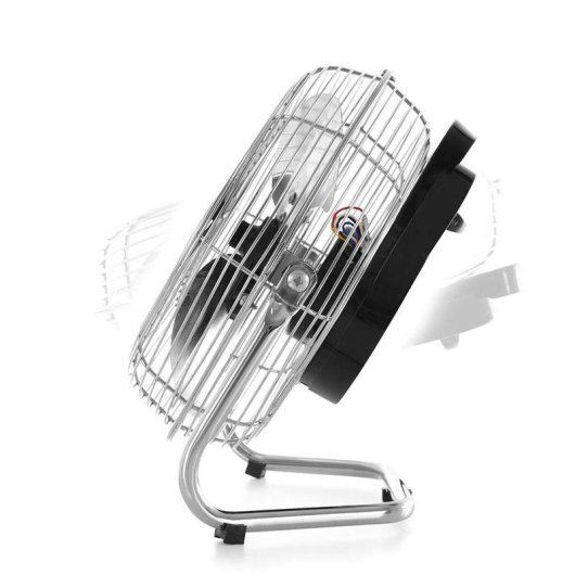 Ventilatore Industriale da Pavimento Orbegozo PW 1321 45W 20cm 3 Velocità Sicurezza Antiribaltamento Testa Orientabile