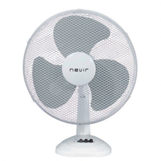 Nevir NVR-VM40-G Ventilador de Mesa Blanco/Gris