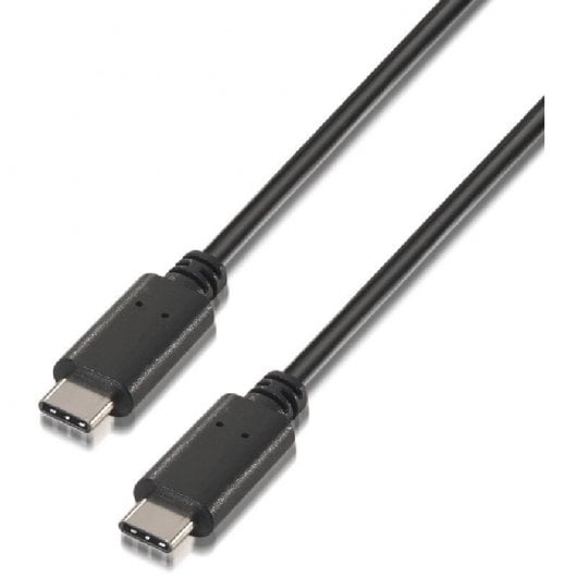 Nanocable USB 2.0, 2m câble USB USB C Noir