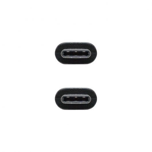 Nanocable USB 2.0, 2m câble USB USB C Noir