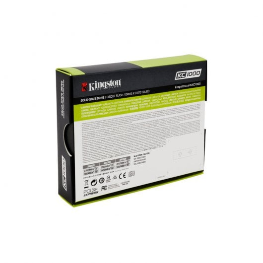 Kingston KC1000 NVMe PCIe SSD M.2 480GB