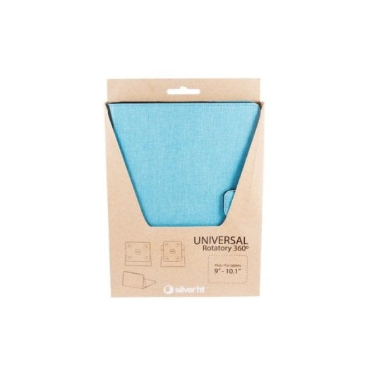 Hoes Universal Rotatory 360 voor Tablets 9-10,4 inch SilverHT