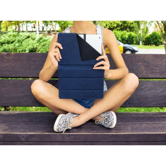 SilverHT Funda Universal Camera Pro para Tablet 9"-11" Azul Oscuro