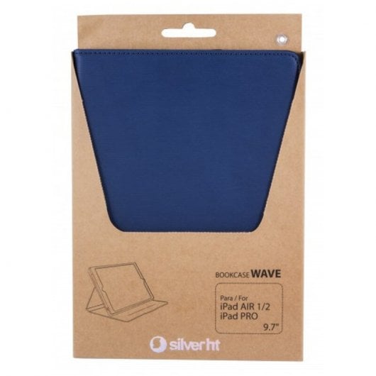 SilverHT Funda Wave Azul Marino para iPad Air 1/2/iPad Pro 9.7"