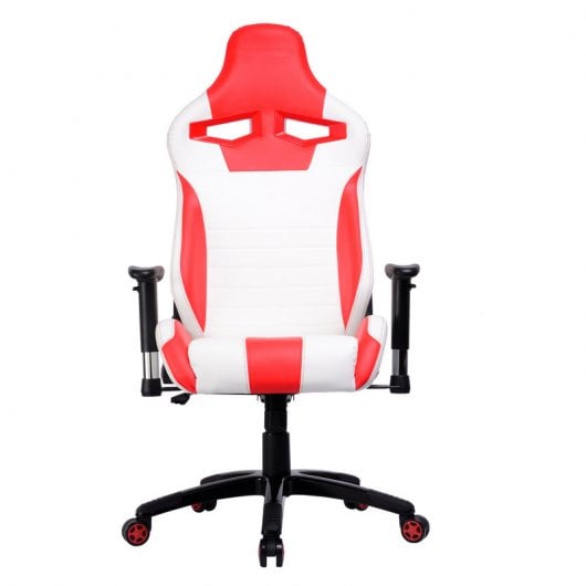 Silla Gaming F83 Roja/Blanca