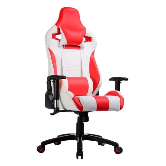 Silla Gaming F83 Roja/Blanca