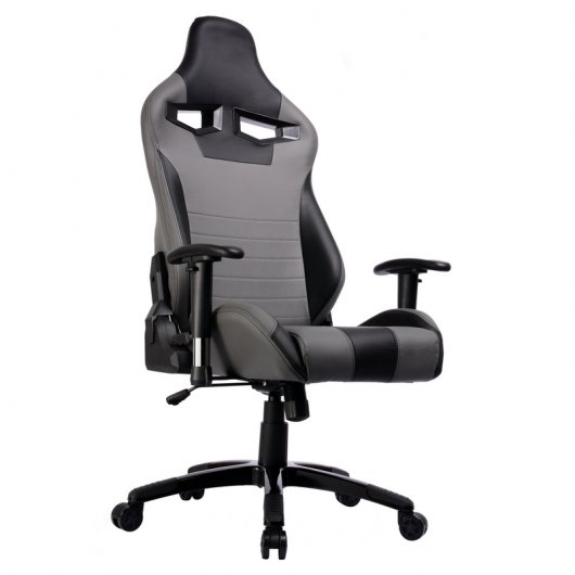 Silla Gaming F83 Negra/Gris