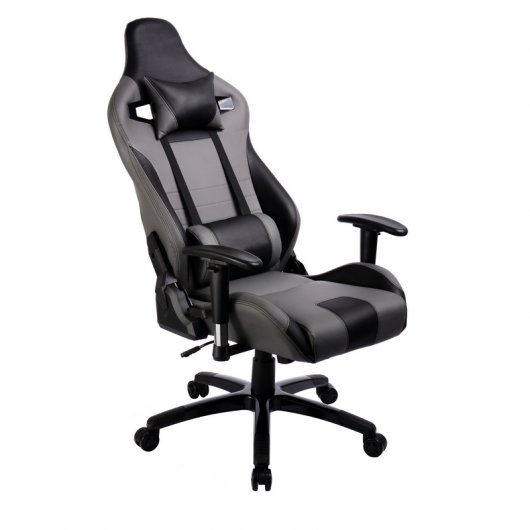 Silla Gaming F83 Negra/Gris