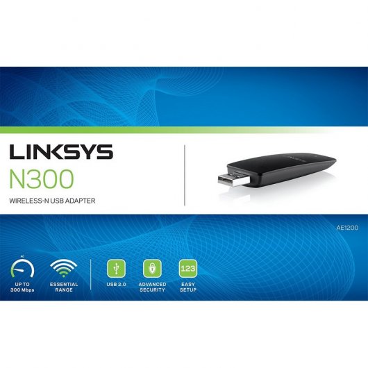 Linksys Adaptador USB Inalámbrico N 300Mbps