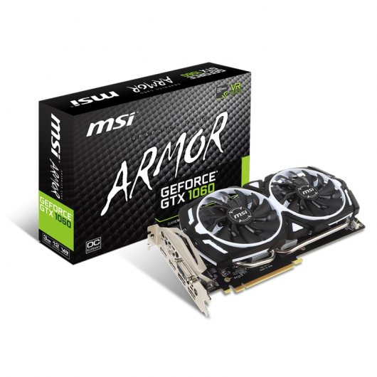 MSI GeForce GTX 1060 Armor V1 3GB GDDR5