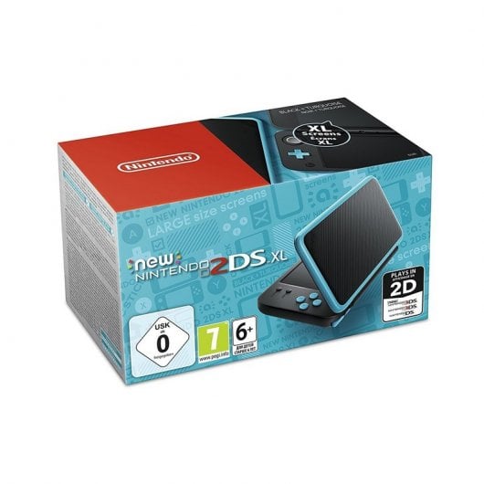 Nintendo New 2DS XL Negra/Turquesa