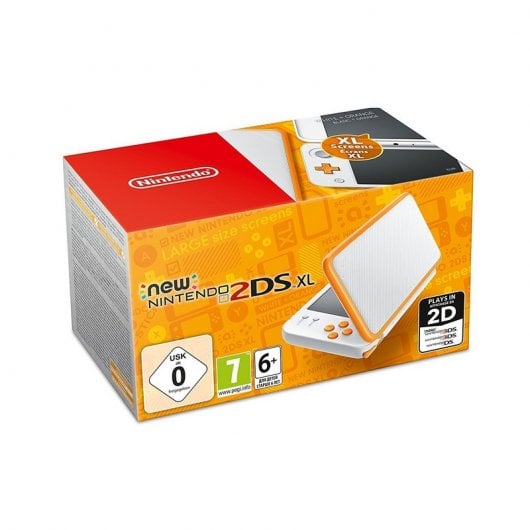 Nintendo New 2DS XL Blanca/Naranja