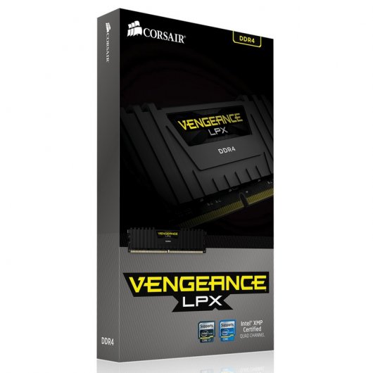 Corsair Vengeance LPX Black Heat DDR4 3200 PC4-25600 16 Go 2x8 Go CL16 Noir