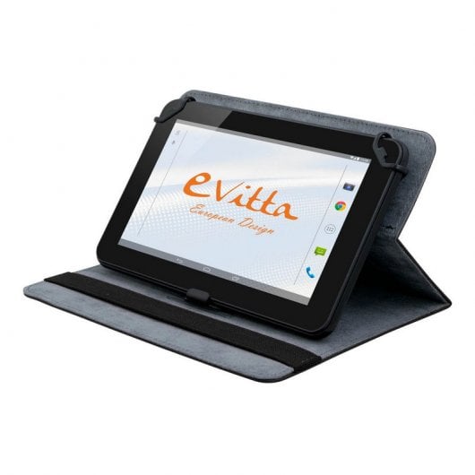 Custodia con supporto universale 2P Evita nera per tablet da 7".