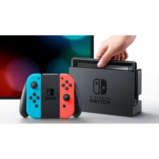 Nintendo Switch Azul Neón/Rojo Neón + Splatoon 2 (Descarga Digital)