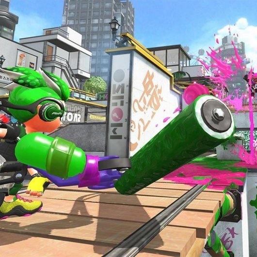 Nintendo Switch Azul Neón/Rojo Neón + Splatoon 2 (Descarga Digital)