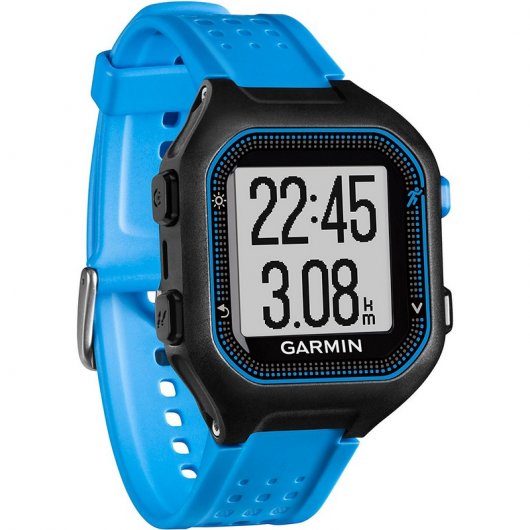 Garmin Forerunner 25 Reloj Deportivo Negro/Azul Talla L
