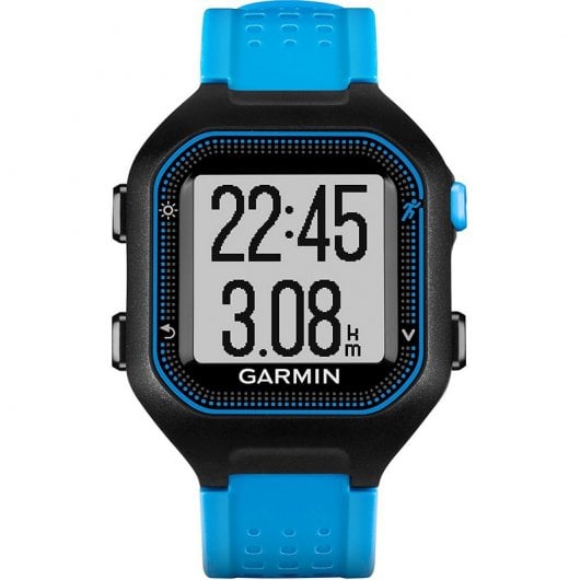 Garmin Forerunner 25 Reloj Deportivo Negro/Azul Talla L