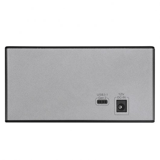 Silverstone TS12 Docking Station USB 3.1 Tipo C para 2 Bahías HDD/SSD 3.5"/2.5" Gris
