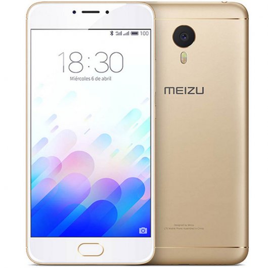 Meizu M3 Note 16GB Gold Libre Refurbished