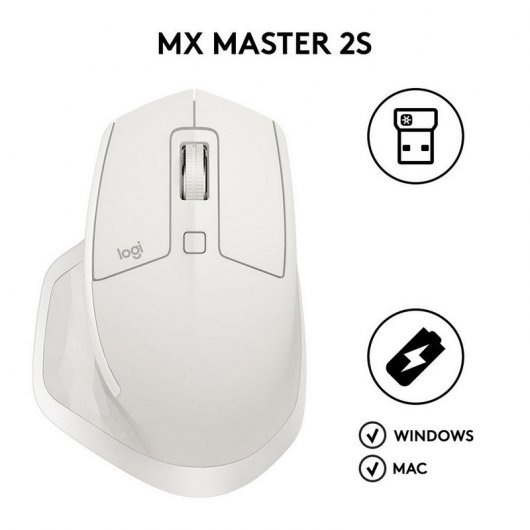 Mouse wireless Logitech MX Master 2S grigio 1000 DPI