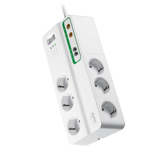 APC Home/Office SurgeArrest Protección contra Sobretensiones 6 Tomas 230V