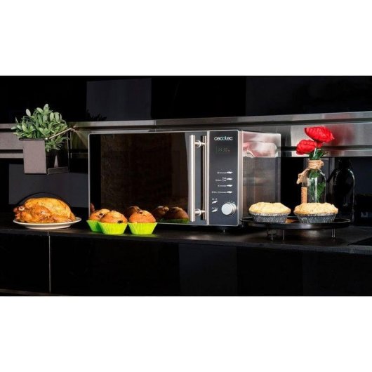 Micro-ondes Cecotec Convection 23L 900W Grill et Chaleur Tournante fonctions avancées