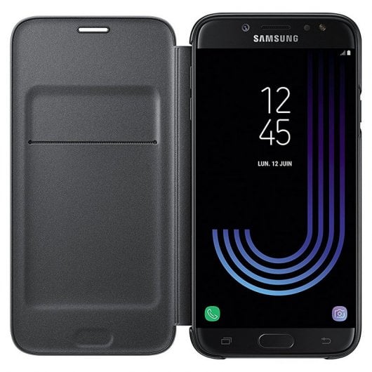 Samsung Wallet Cover Negra para Galaxy J7 2017
