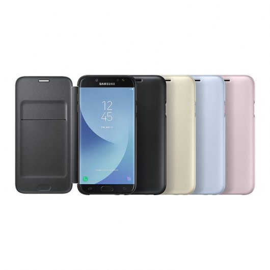 Samsung Wallet Cover Negra para Galaxy J7 2017