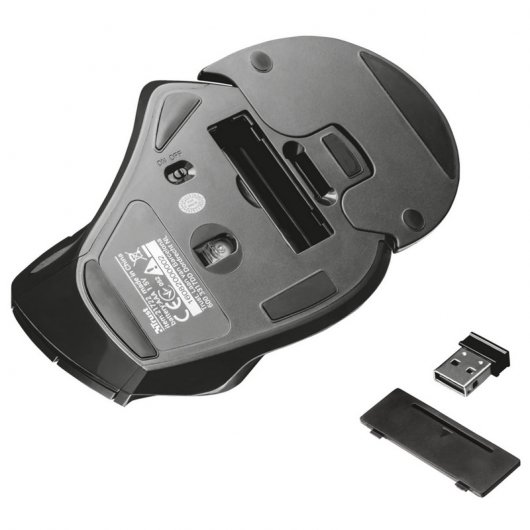 Trust Vergo Ratón Ergonómico Wireless 2400 DPI