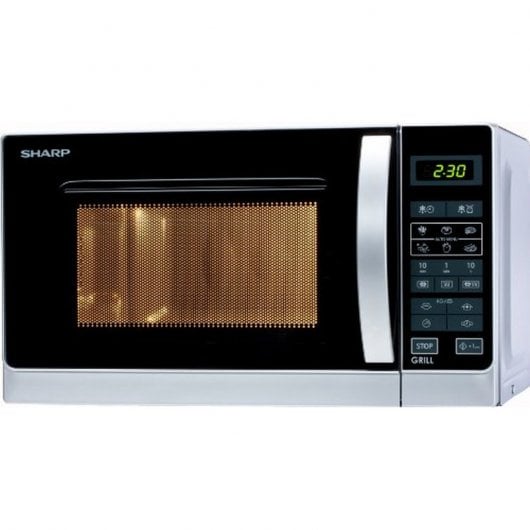 Sharp Home Appliances R-642INW Arbeitsplatte Kombi-Mikrowelle 20 l 800 W Schwarz