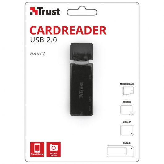 Trust Nanga Leitor de Cartões USB 2.0