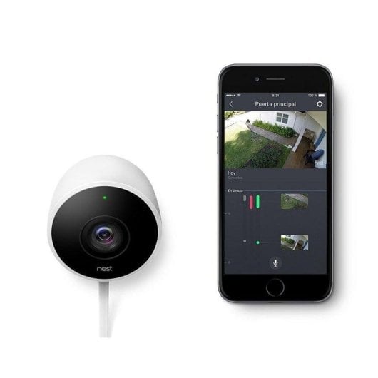 Câmera de vigilância Google Nest Cam Outdoor FullHD Visão Noturna Externa Áudio Bidirecional