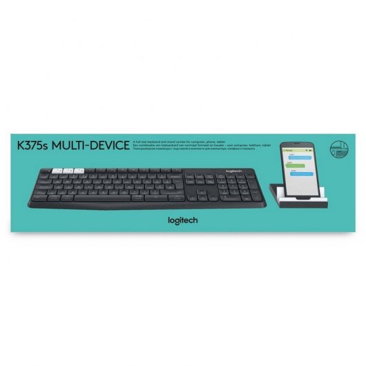 Logitech K375S Teclado Inálambrico Multidispositivo