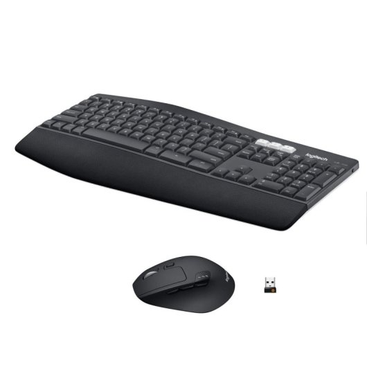 Tastatur Logitech MK850 Combo Membran kabellos QWERTY Spanisch mit Maus und Handballenauflage