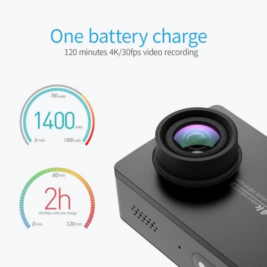 Xiaomi Yi 4K Cámara Deportiva Negra