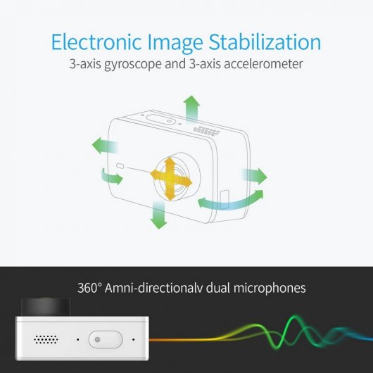 Xiaomi Yi 4K Cámara Deportiva Negra