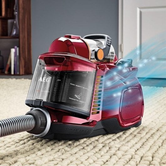 Aspirateur sans Sac AEG LX7-2-CR-A 750W Animaux Allergies Filtration HEPA 1.4L