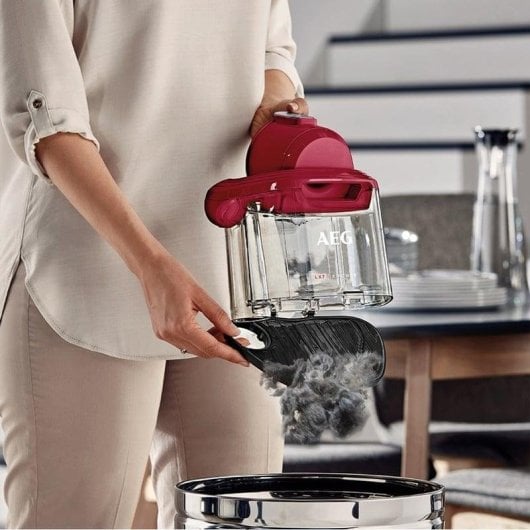 Aspirateur sans Sac AEG LX7-2-CR-A 750W Animaux Allergies Filtration HEPA 1.4L
